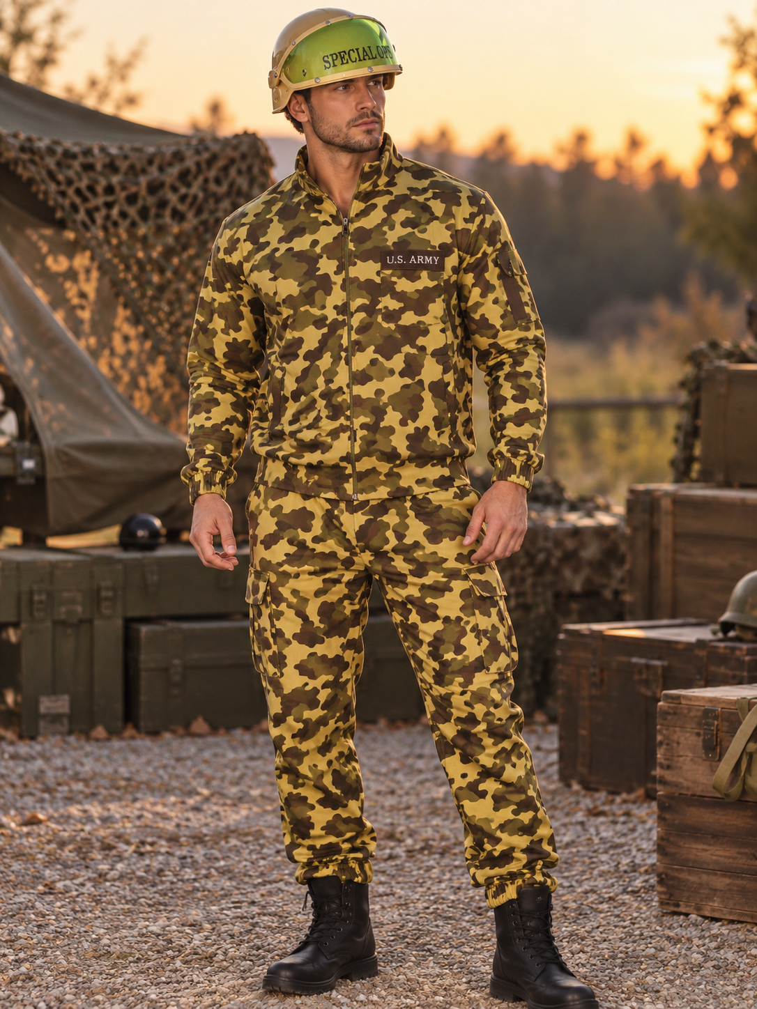 Modern Combat Army Soldier Costume
