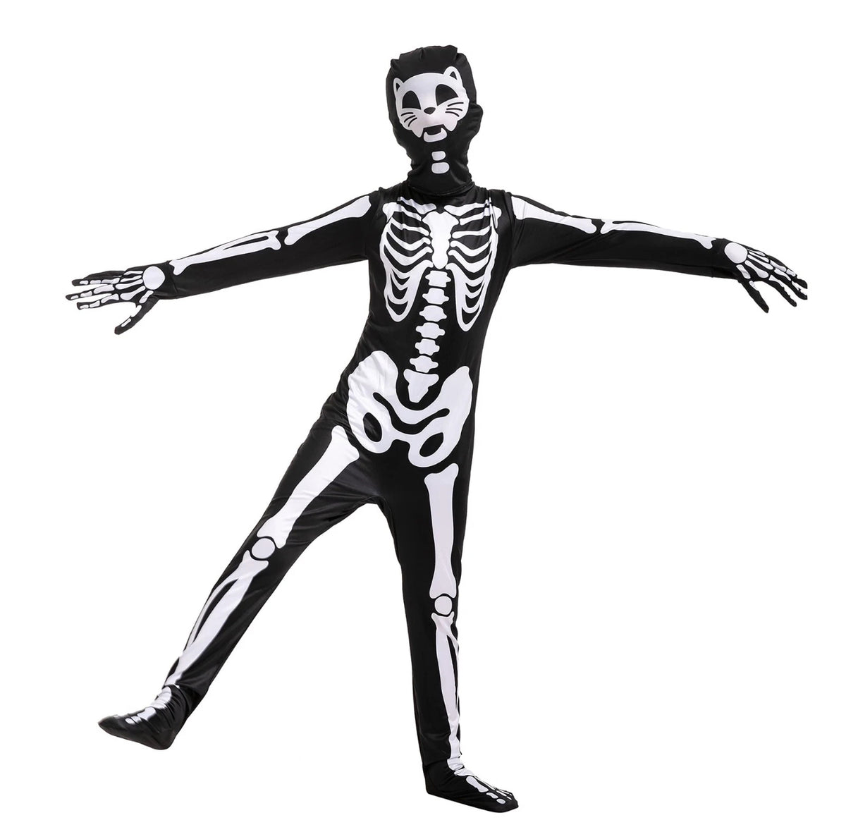 Cat Skeleton Second Skin Costume