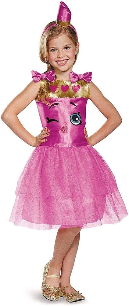 Shopkins Lippy Lips Dress Costume