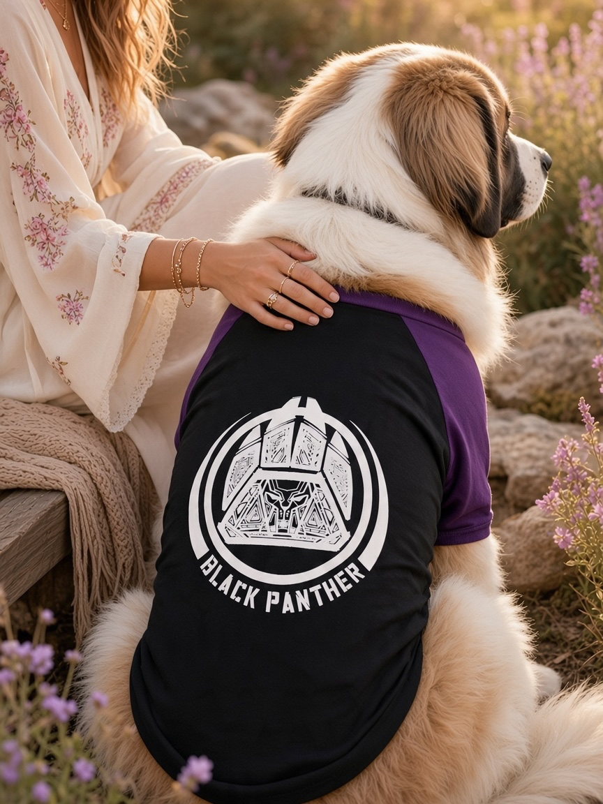 Marvel Avengers Black Panther Dog Tee