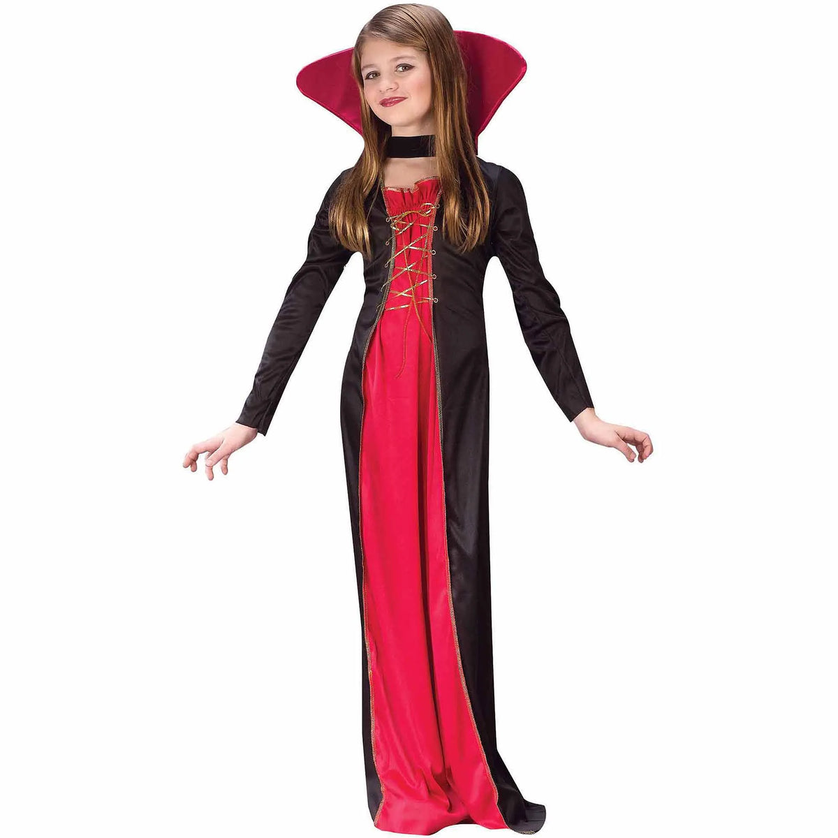 Fun World Kids' Victorian Vampress Costume L