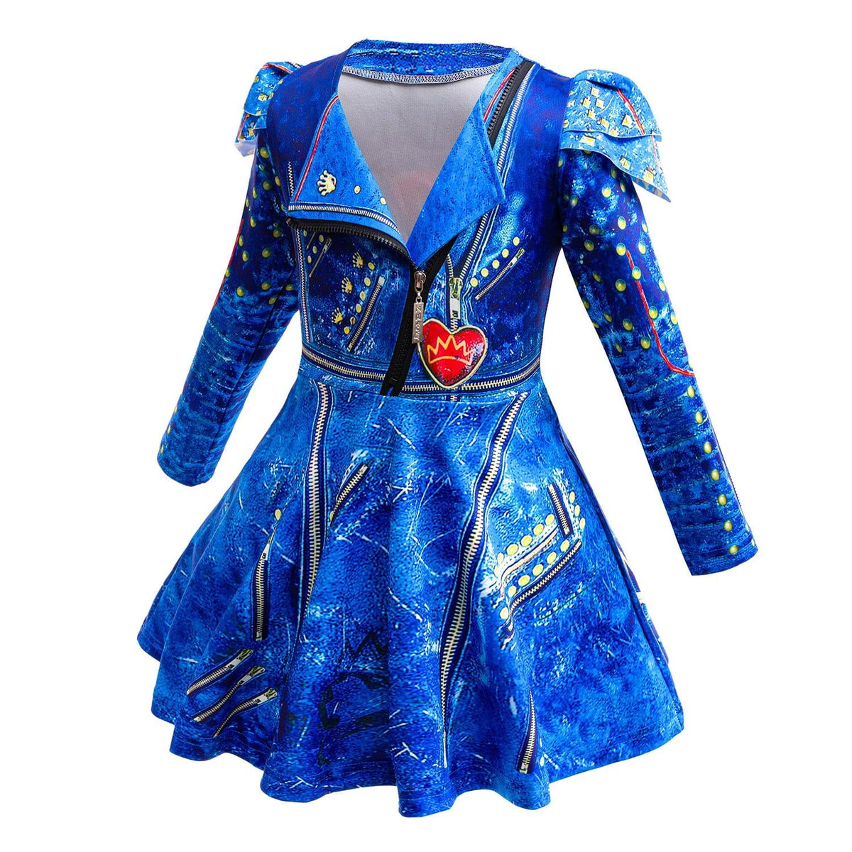 Rongking Girls' Blue Cosplay Dress Halloween Fancy Costume Set