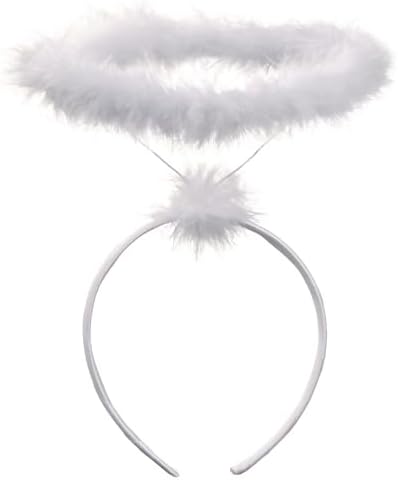 Fun Costumes White Angel Halo Headband Costume Accessory