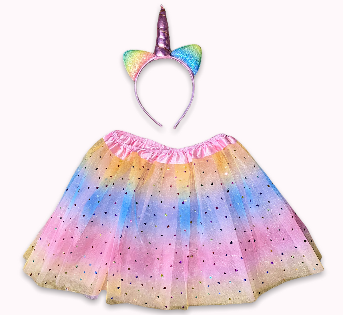 UNICORN TUTU & HEADBAND SET (3T-8)