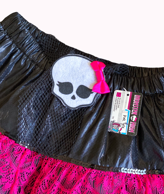 MONSTER HIGH GIRLS COSTUME SKIRT - ONE SIZE