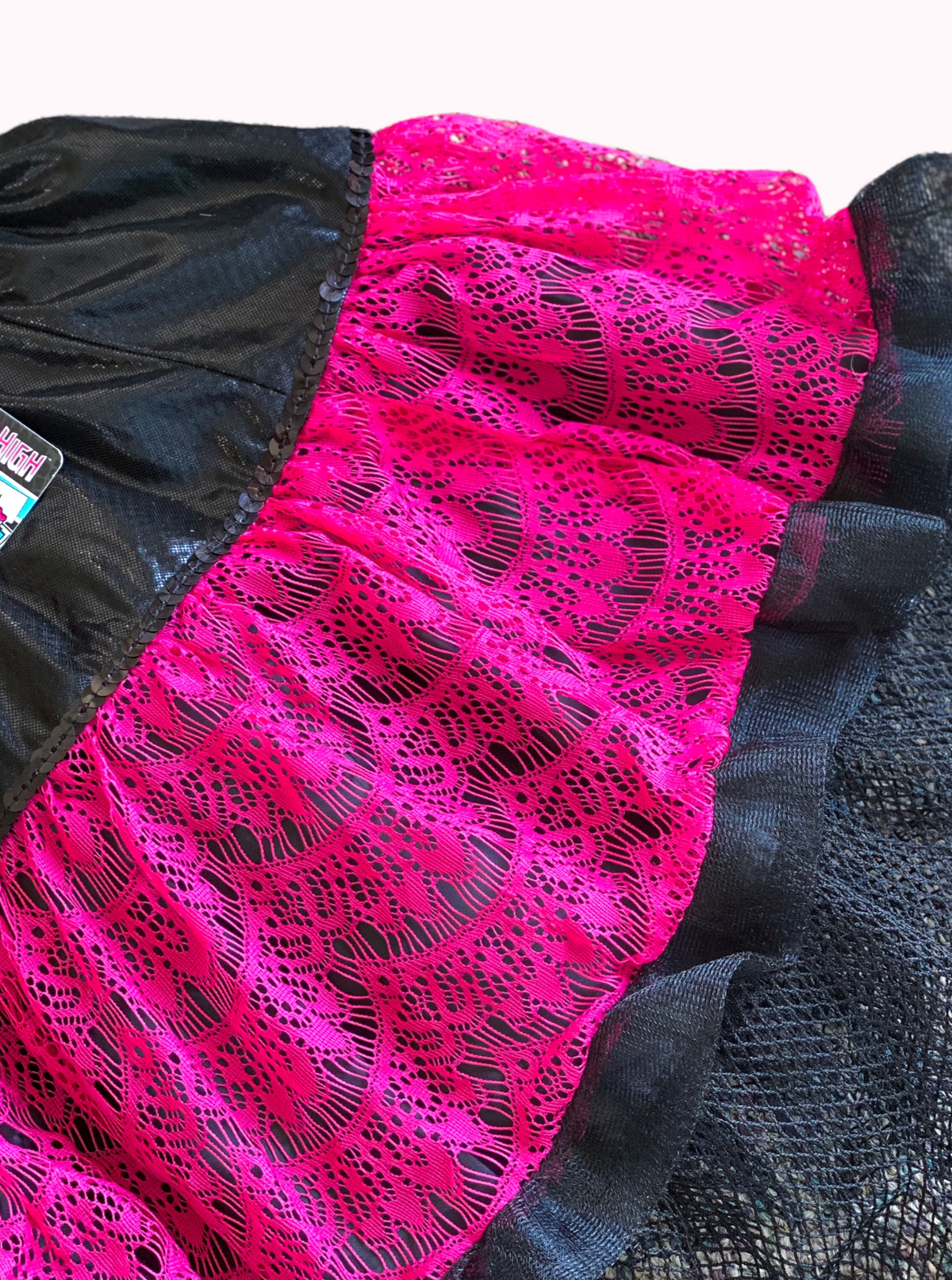 MONSTER HIGH GIRLS COSTUME SKIRT - ONE SIZE
