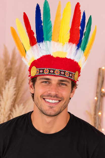 Native American Feather Headdress Costume