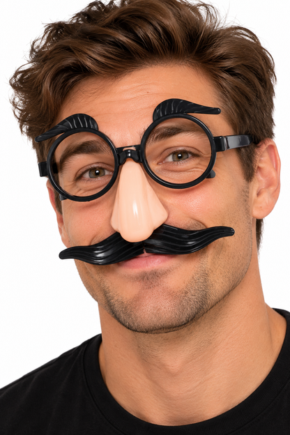 Halloween Disguise Mustache & Glasses
