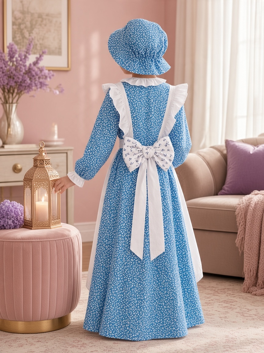 Colonial Pioneer Prairie Costume Set
