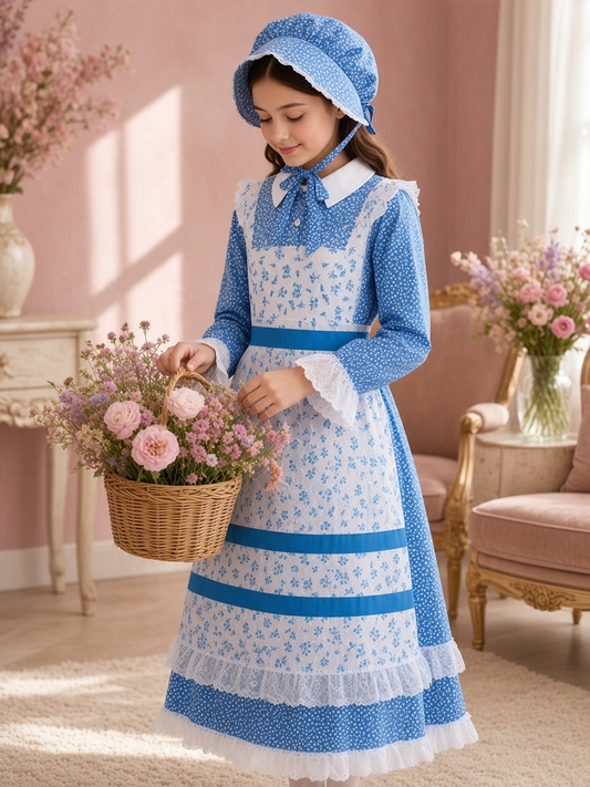 Colonial Pioneer Prairie Costume Set
