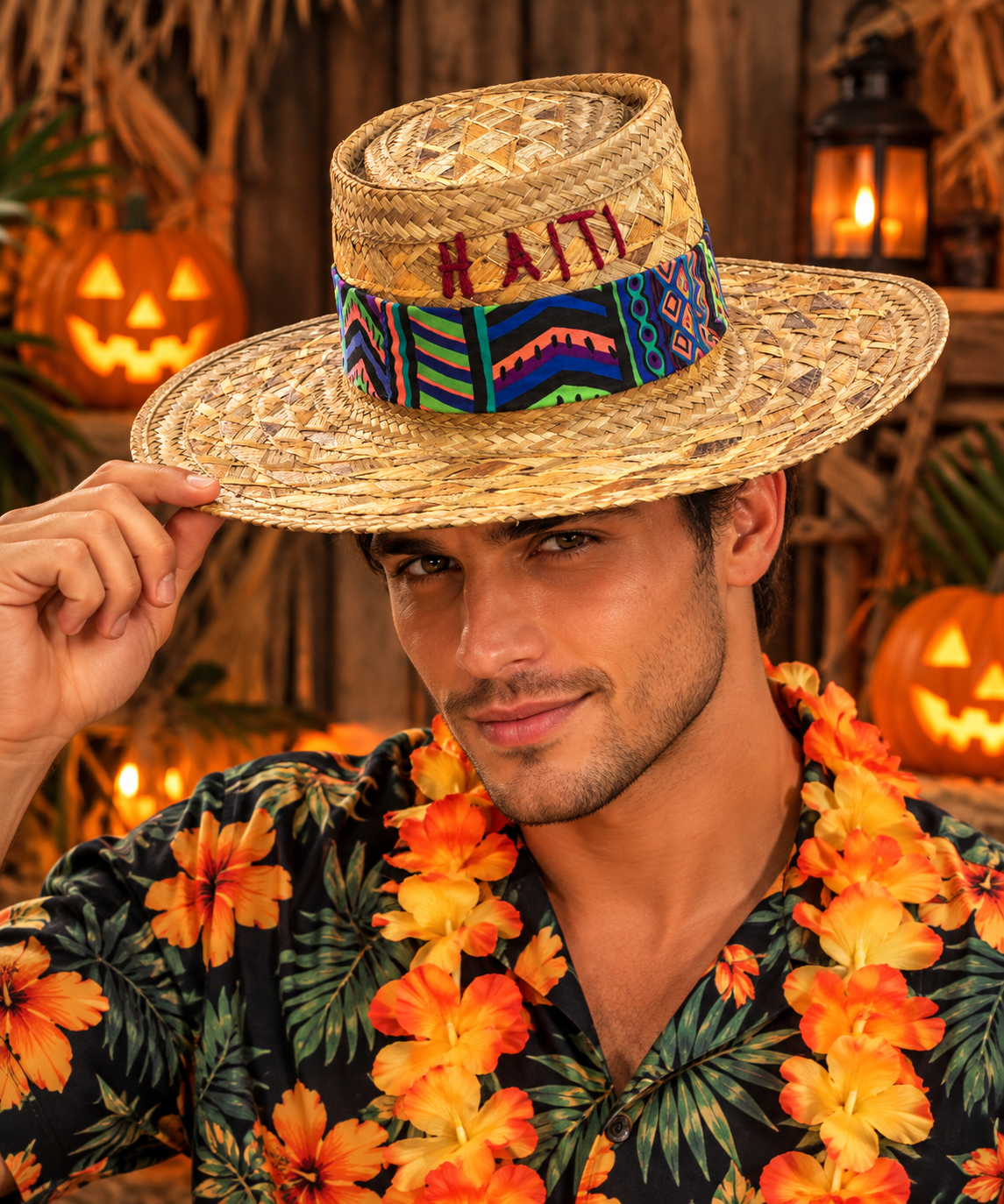 Paradise Wide Brim Straw Hat