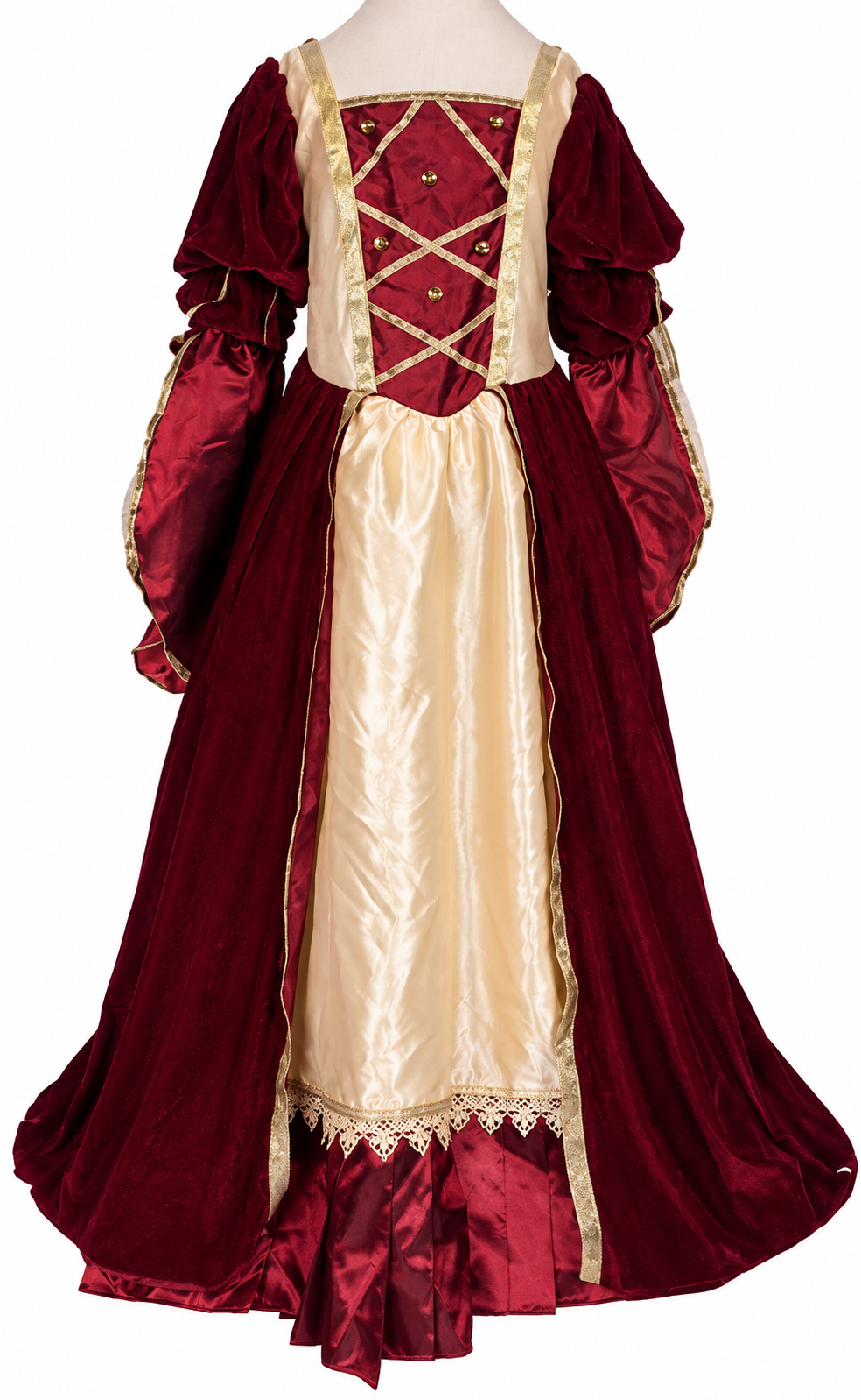 Vintage Renaissance Red & Gold Medieval Costume