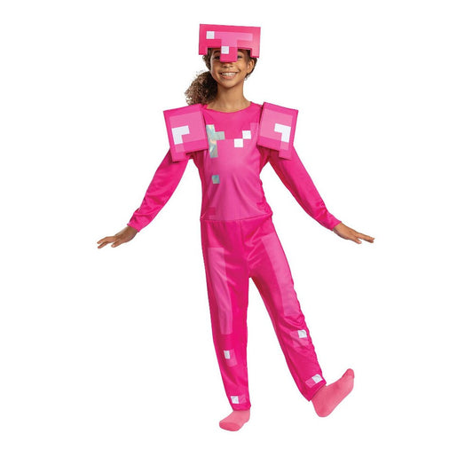 Minecraft Video Game Pink Armor Costume