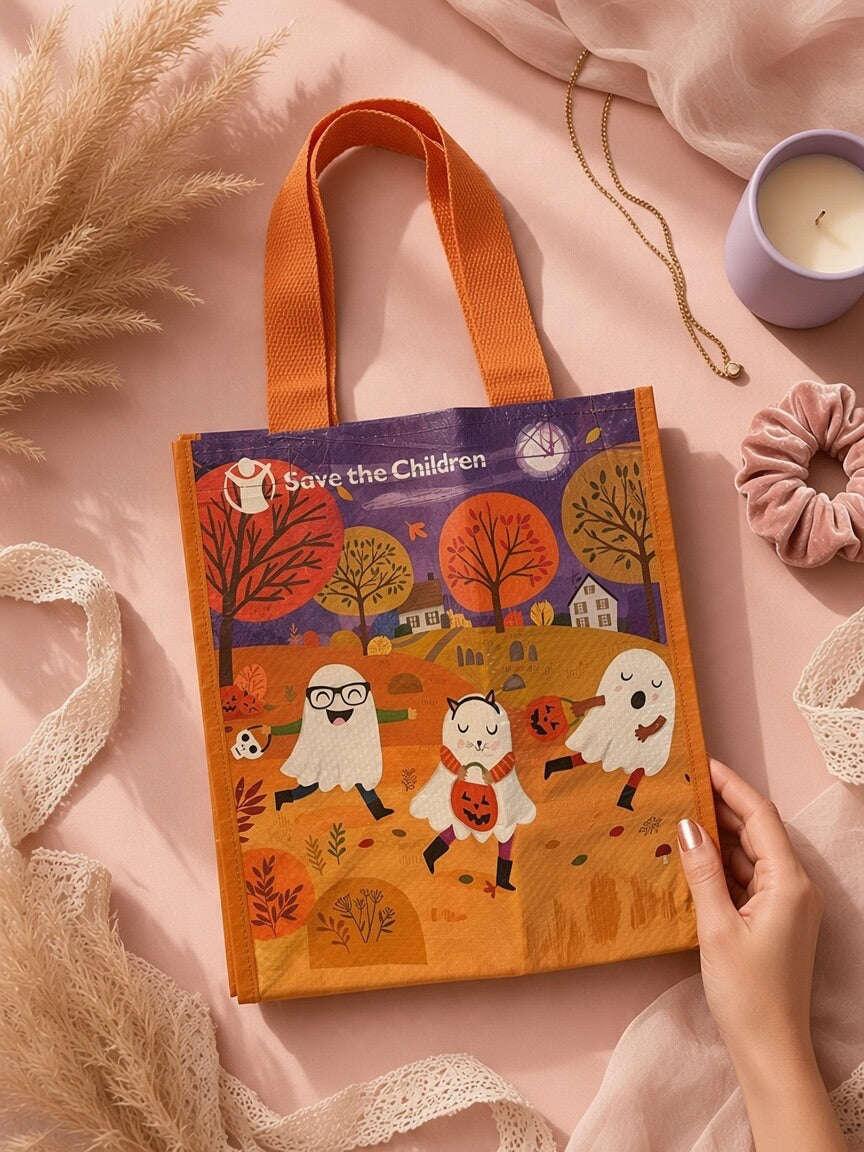 “Save the Children” Halloween Candy Bag Tote