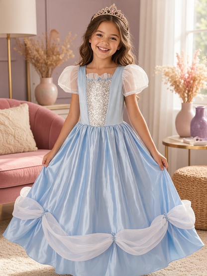 Disney Princess Cinderella Gown w/ Tiara