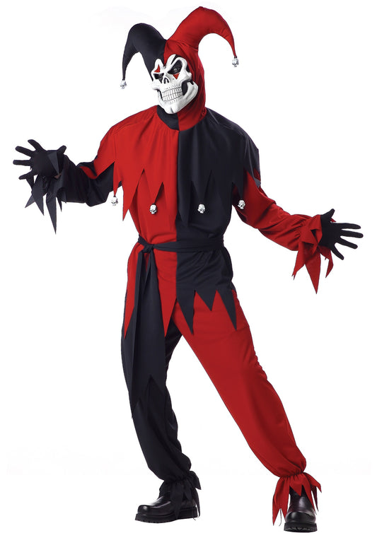 Vile Jester Adult Costume, Large