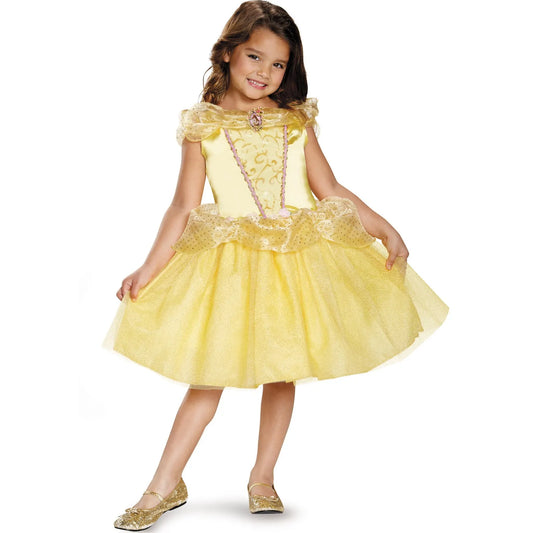 Disguise Girls' Disney Belle Classic Costume