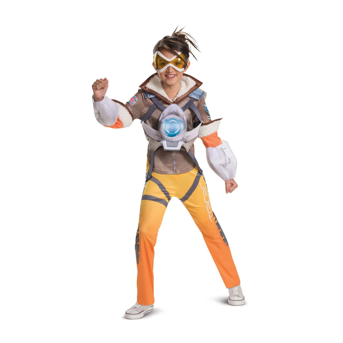 Disguise Kids' Overwatch Tracer Deluxe Costume L