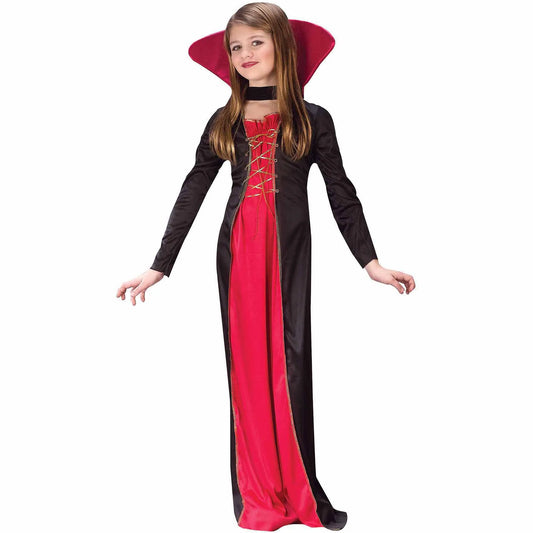 Fun World Kids' Victorian Vampress Costume L