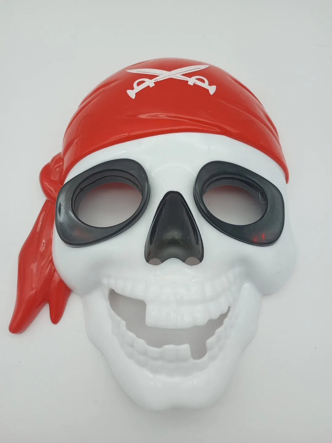 Flashing Light-Up Pirate Skull Mask