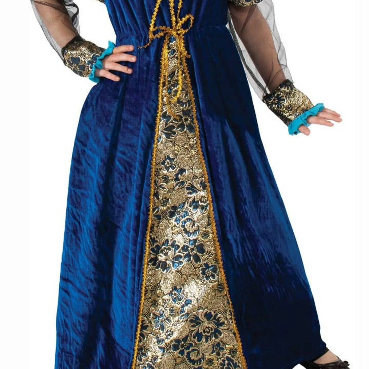 Heaven Costumes Girls' Blue Camelot Princess Renaissance Costume
