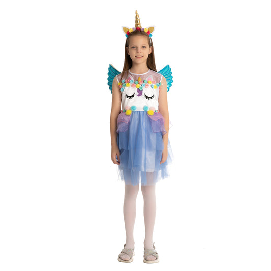 Spooktacular Creations Kids Princess Unicorn Dress Costume 20317