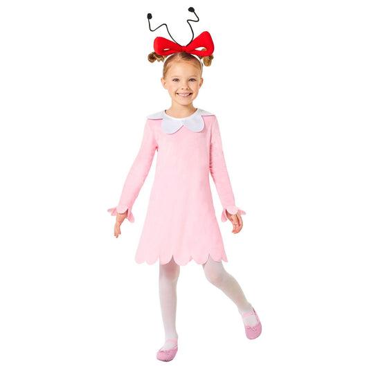 Dr. Seuss Toddler Girls Cindy-Lou Who Dress Costume 2T