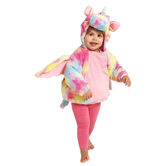 Hyde & Eek Infant Girls Hooded Pullover Plush Unicorn Costume