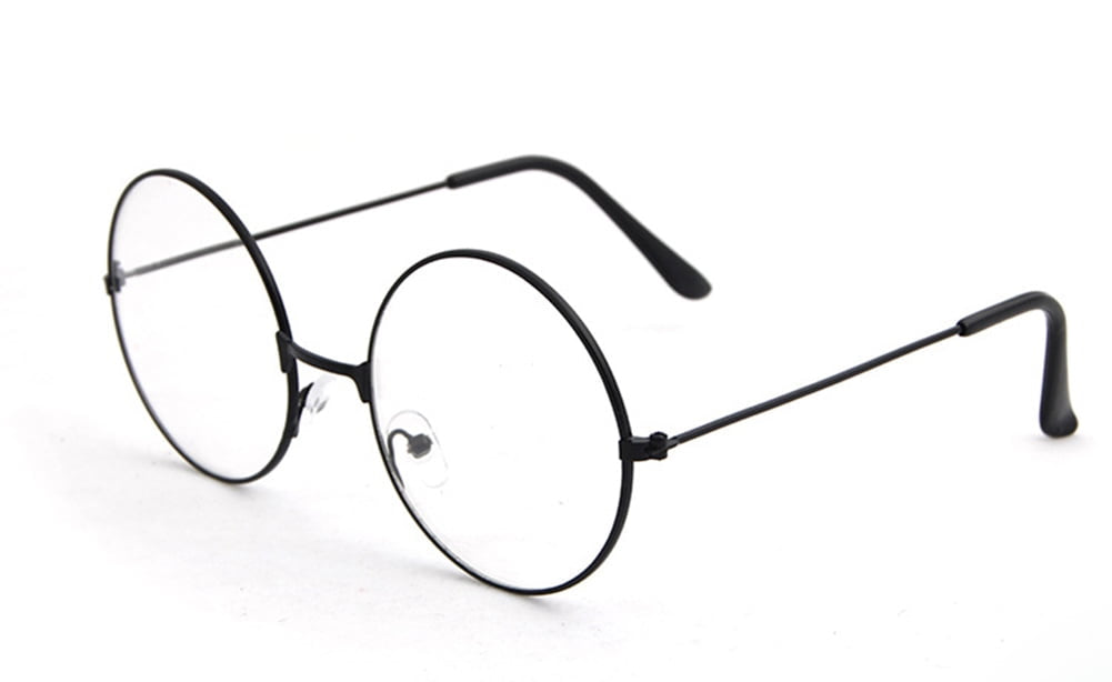 Adult Unisex Metal Frame Round Costume Glasses