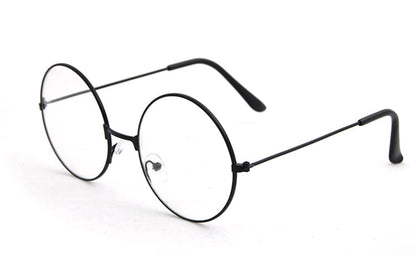 Adult Unisex Metal Frame Round Costume Glasses