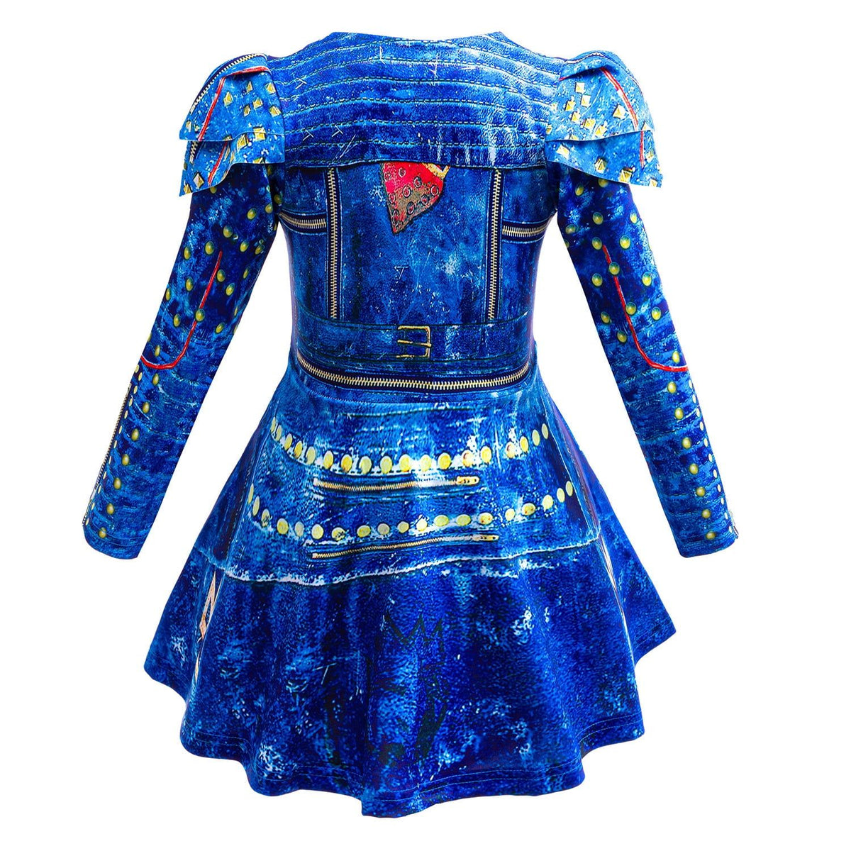 Rongking Girls' Blue Cosplay Dress Halloween Fancy Costume Set