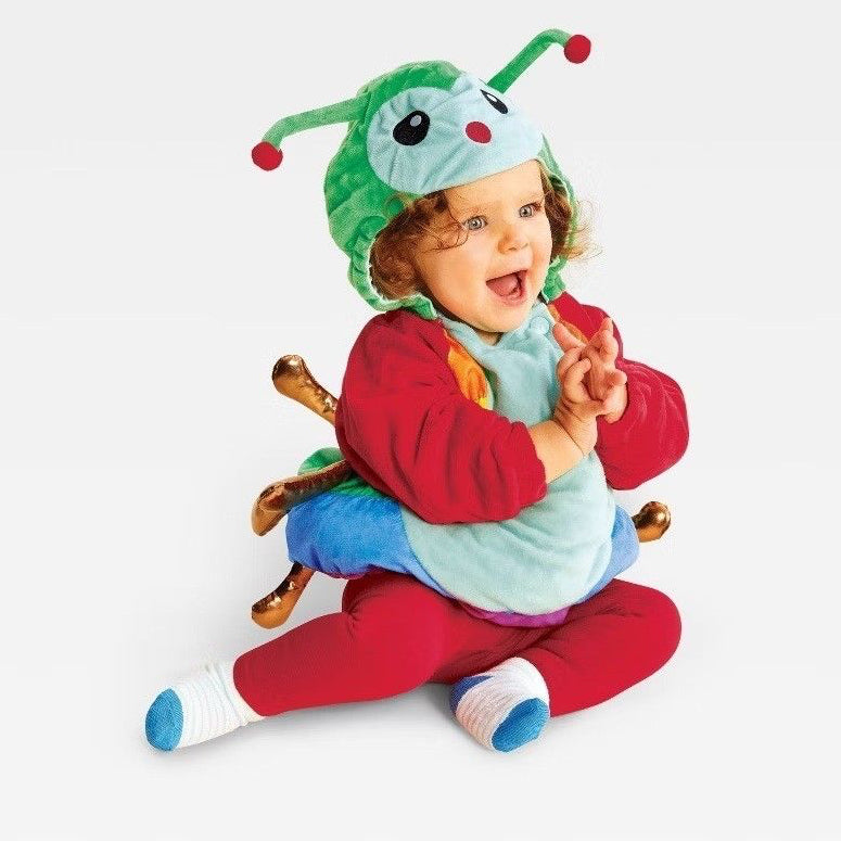 Hyde & EEK! Boutique Baby Caterpillar Hooded Pullover Costume 6-12 Months