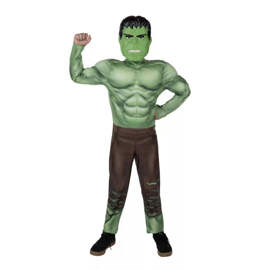 Marvel Kids' Deluxe Muscle Hulk Costume