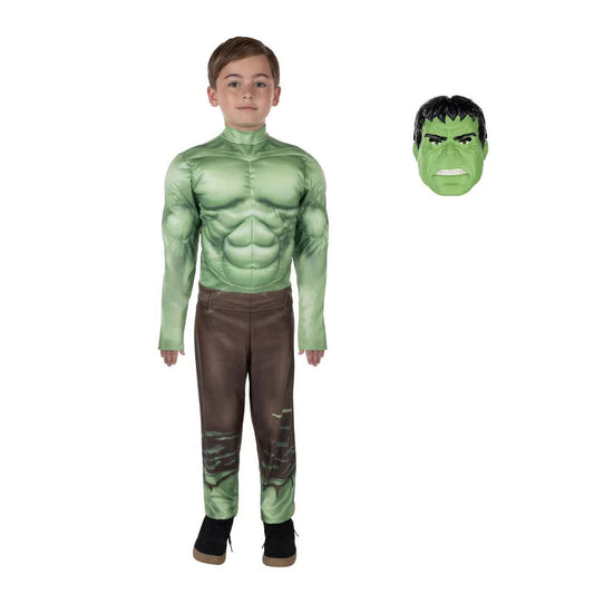 Marvel Kids' Deluxe Muscle Hulk Costume
