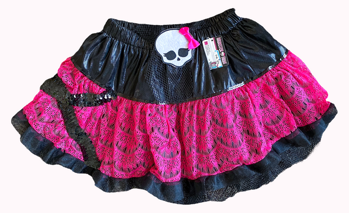 MONSTER HIGH GIRLS COSTUME SKIRT - ONE SIZE
