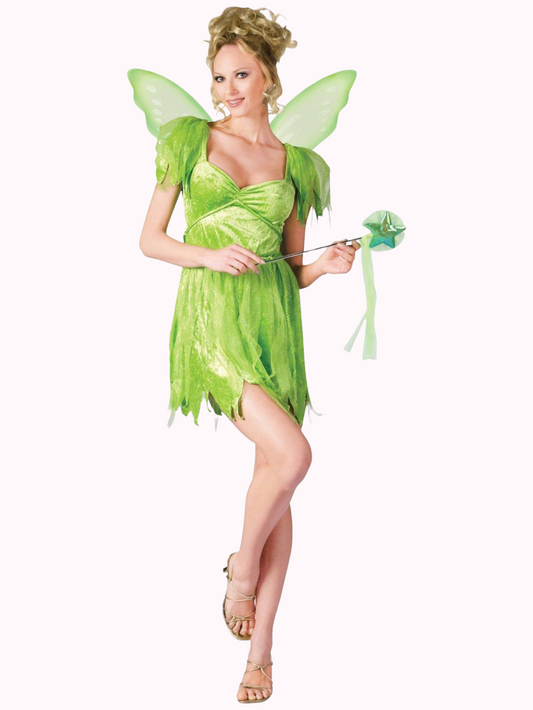 NEVERLAND TINKERBELL FAIRY ADULT HALLOWEEN COSTUME - S/M