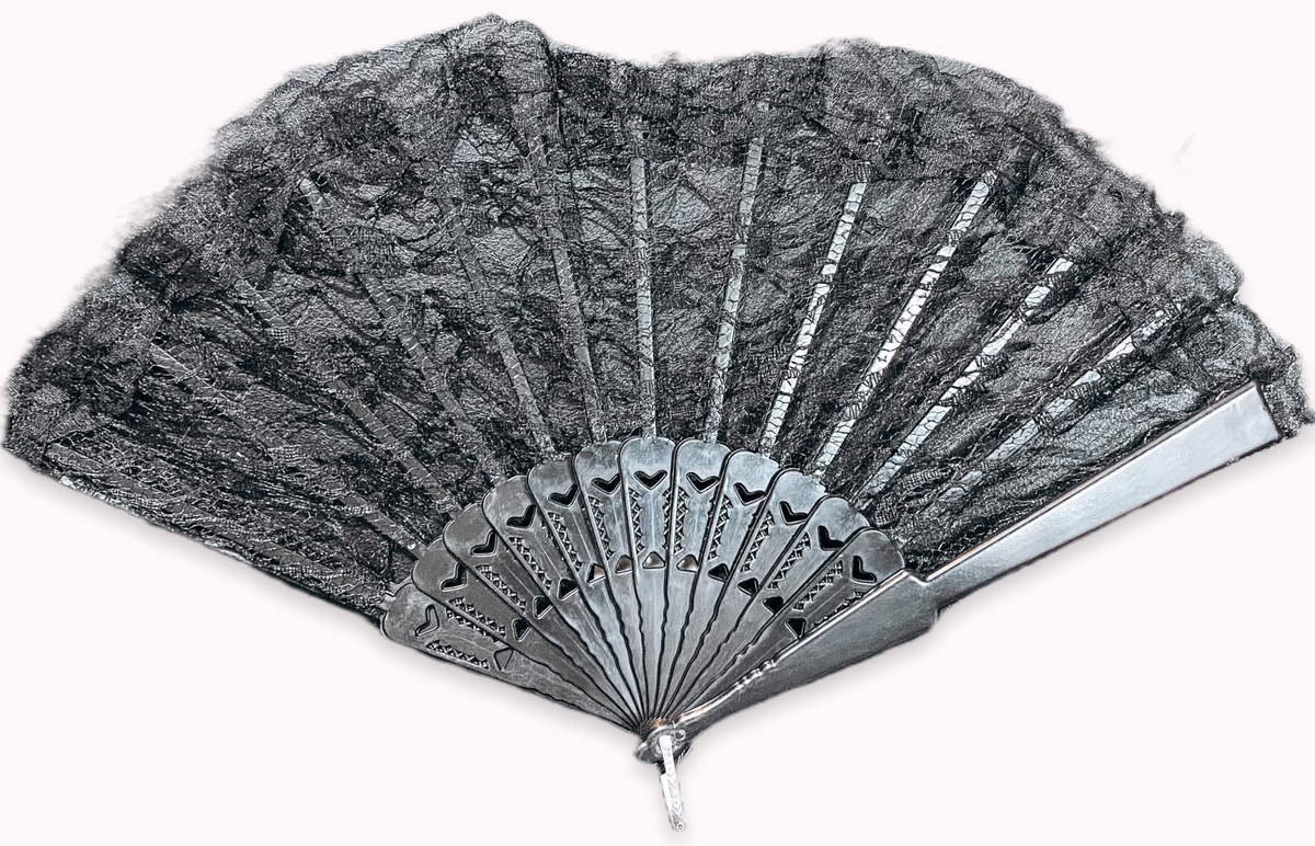 LACE FOLDING LACE FAN ACCESSORY