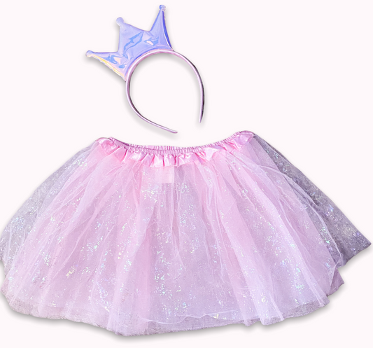 PRINCESS TUTU & HEADBAND SET (3T-8)
