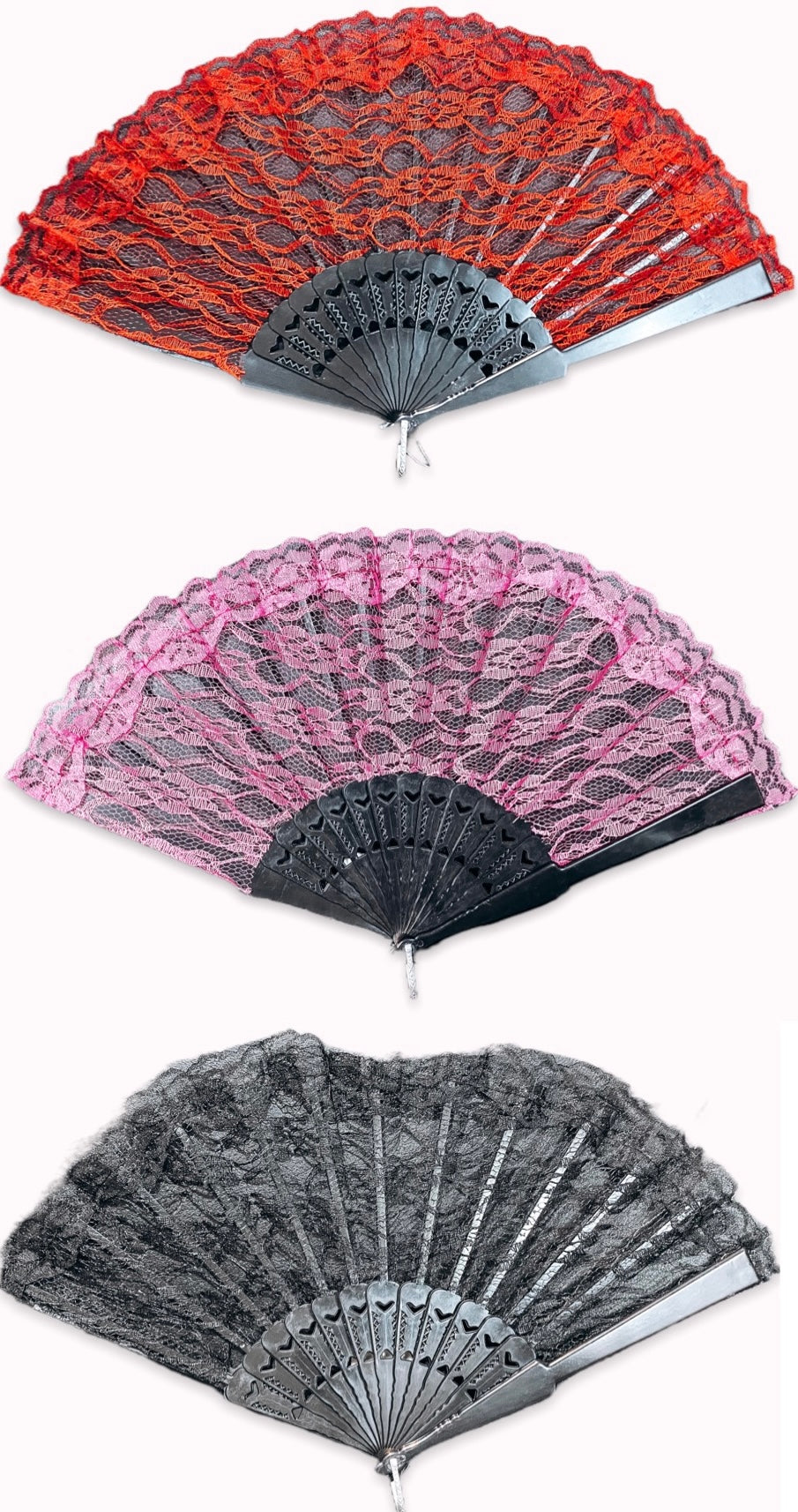 LACE FOLDING LACE FAN ACCESSORY