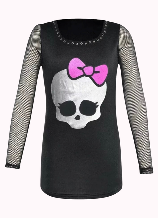 MONSTER HIGH HALLOWEEN COSTUME MESH TOP